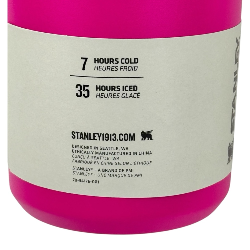 NWT Stanley 20 oz Go Flip Straw Tumbler Insulated Bottle Vivid Violet - Picture 5 of 11